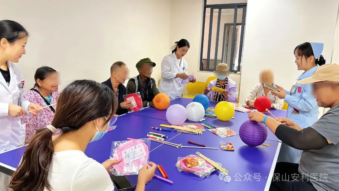 保山安利醫(yī)院腫瘤科“巧手繪燈籠，溫情迎佳節(jié)”主體活動圓滿開展